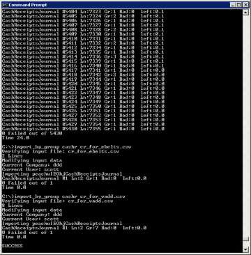 preachtree rebuild import log